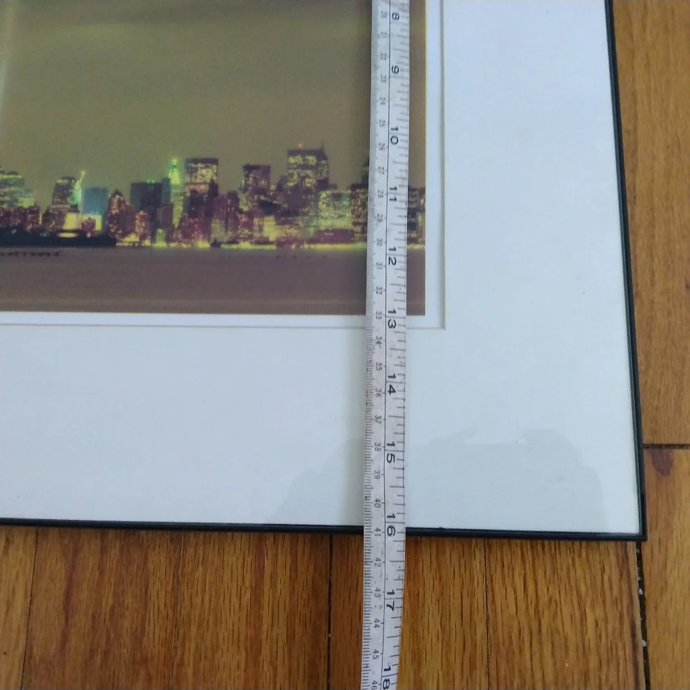 SOLD-3/$10 ⭐ NYC New York City 9/11 Memorial We Will Never Forget Framed Picture - Picture 8 of 12